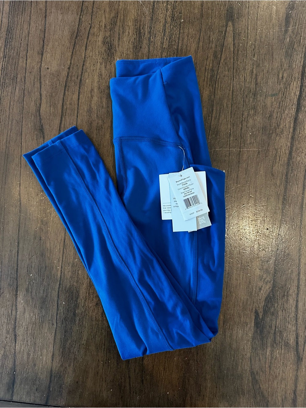 Beyond Yoga Spacedye High Waisted Midi Leggings Women’s XS Marina Blue NWT